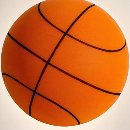 Silent Basketball Foam 24Cm Standard Hush Handle Basketball, Quiet Dribbling Indoor, Indoor Training Ball for Improved Game Experience