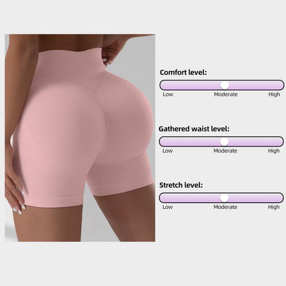 CHRLEISURE 3PCS High Waisted Biker Shorts for Women- Fitness Athletic Workout Running Yoga Gym Shorts